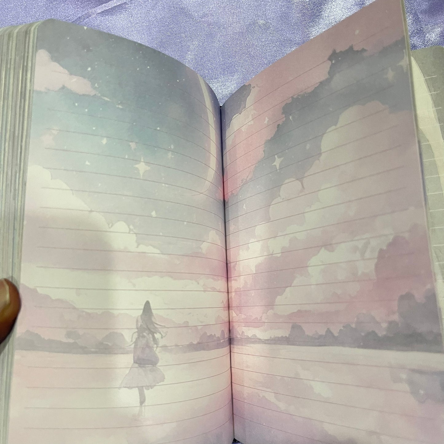 Magin in the Moonlight 3D Full Color Illustration JOURNAL Notebook