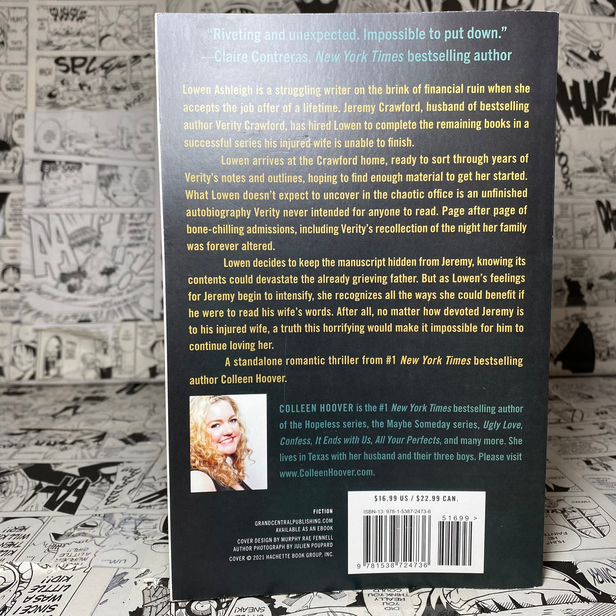 Verity Paperback by Collen Hoover