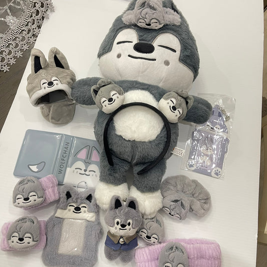 STRAY KIDS BANG CHAN WOLFCHAN SZKOO GIFT SET
