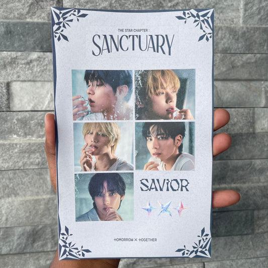 TXT The Star Chapter Sanctuary Official Sticker Sheet
