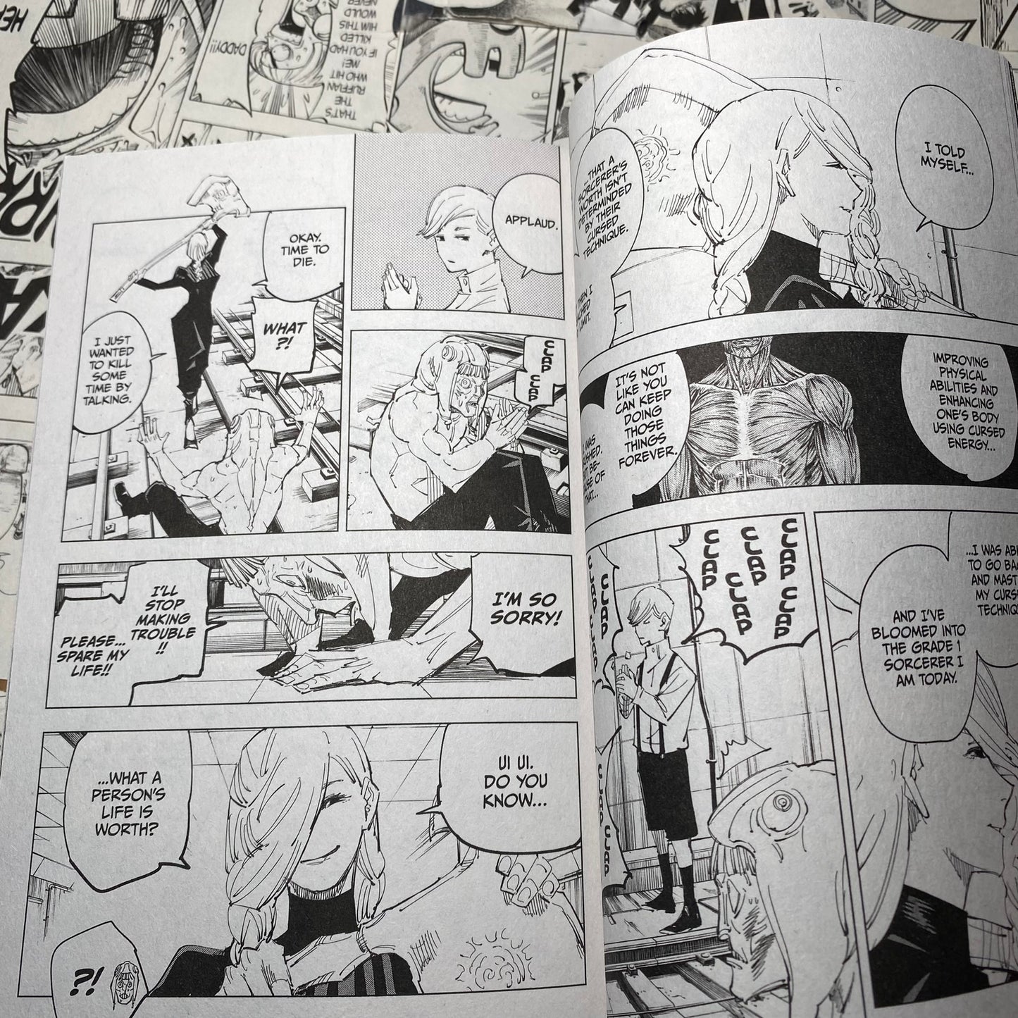 THRIFT STORE - Jujutsu Kaisen Vol 12 Manga by Gege Akutami (CUTS ON BACK COVER + LAST 4 PAGES)
