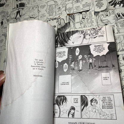 THRIFT STORE - Noragami Stray God Vol 1 paperback by Adachitoka (WATER DAMAGE)