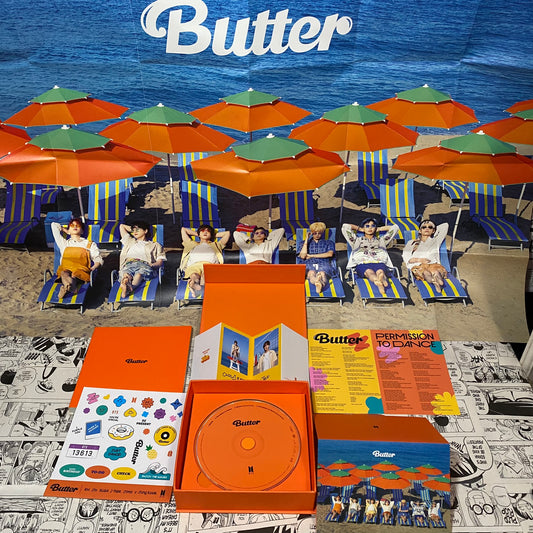 THRIFT STORE -BTS BUTTER PEACHES Version (USED) - BIG FOLDED POSTER