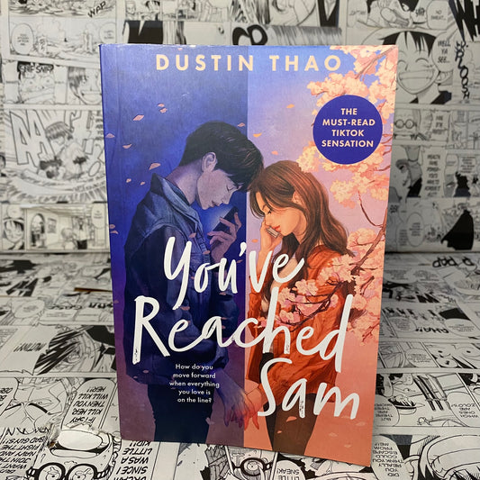 PINK EDGES! You've Reached Sam A Novel paperback by Dustin Thao