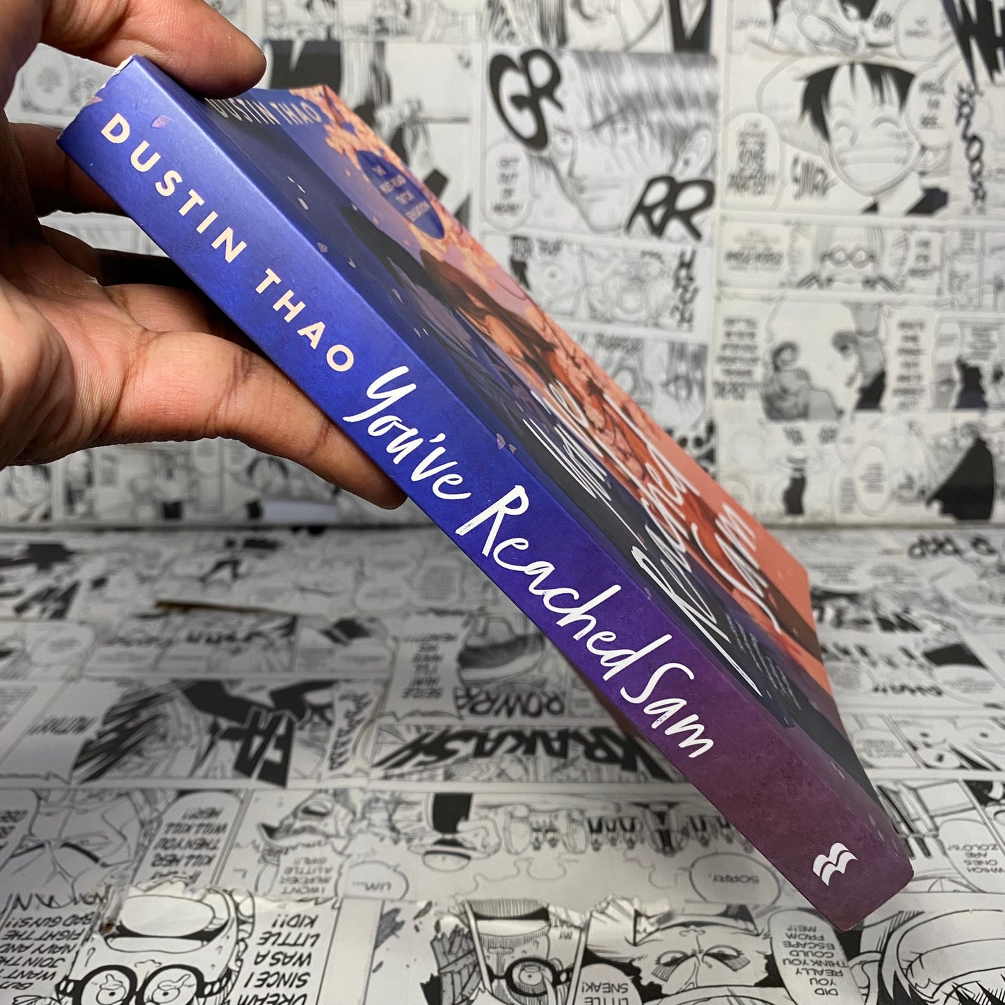 PINK EDGES! You've Reached Sam A Novel paperback by Dustin Thao