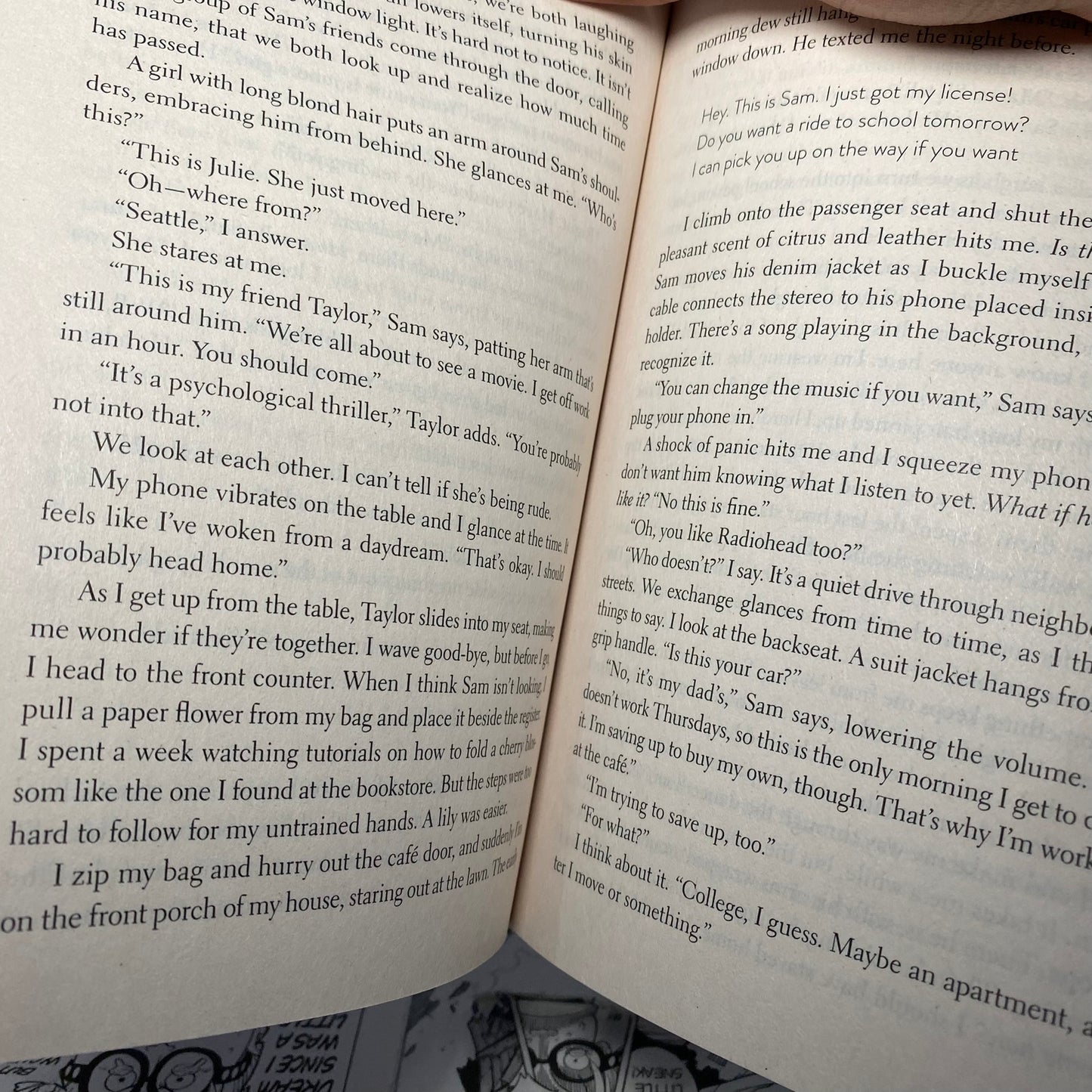 PINK EDGES! You've Reached Sam A Novel paperback by Dustin Thao