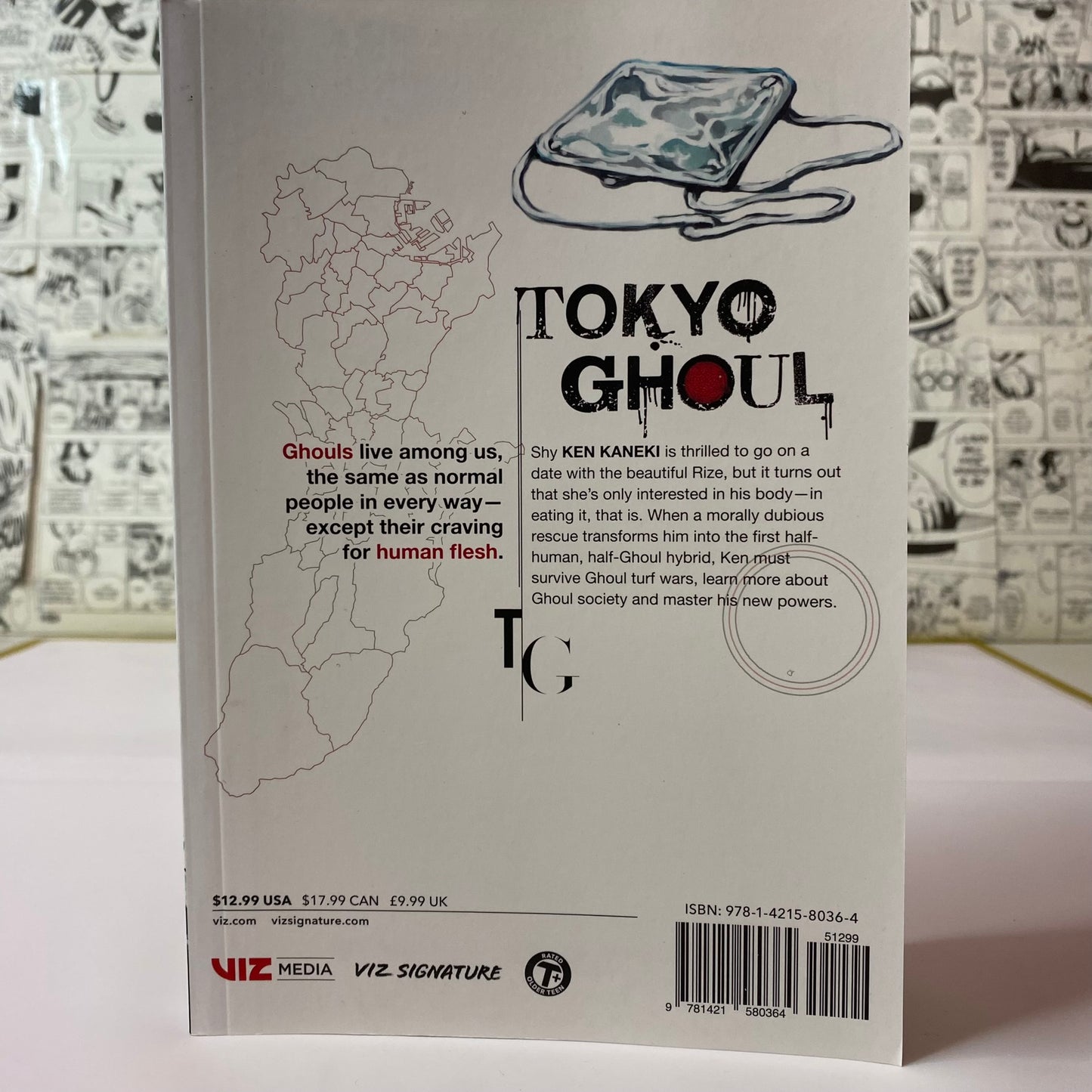 Tokyo Ghoul Volume 1 Paperback by Sui Ishida