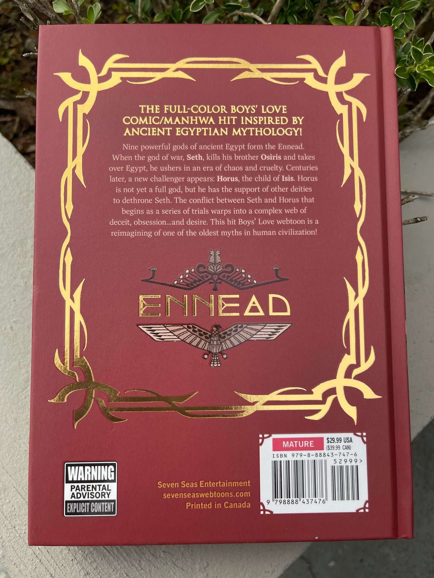 ENNEAD Vol 1 Mature Hardcover (Fully coloured) by Mojito