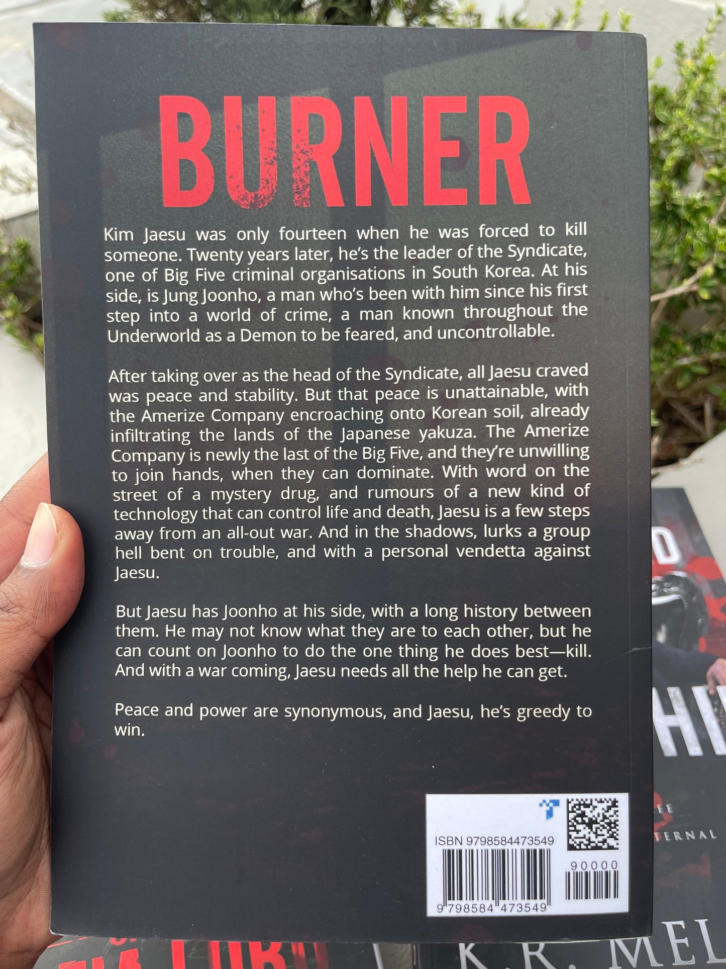 Burner book 1 of The Syndicate Eternal Series by K.R Mellou