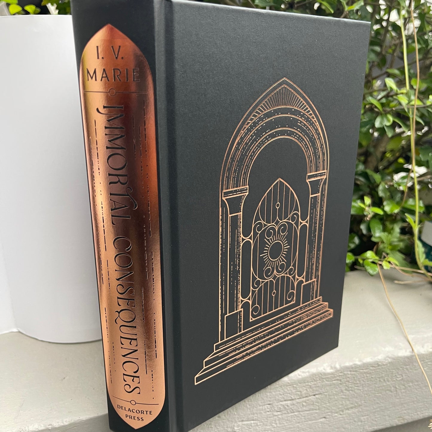 Sprayed Edges! Immortal Consequences Hardcover by I. V. Marie