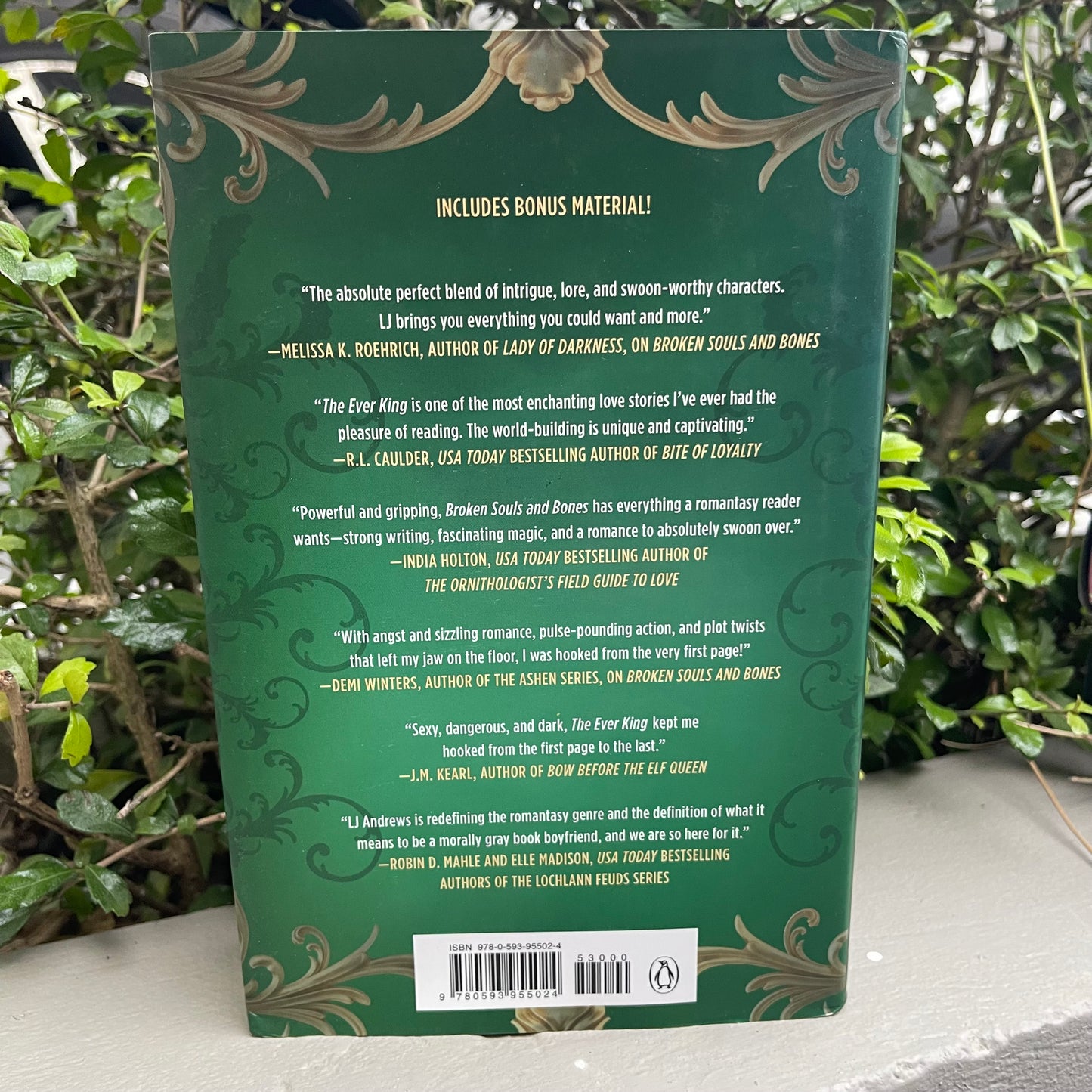 The Ever King (The Ever Seas) Hardcover by LJ Andrews