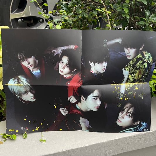 ENHYPEN DESIRE UNLEASH YOU VERSION OFFICIAL Folded Mini Poster