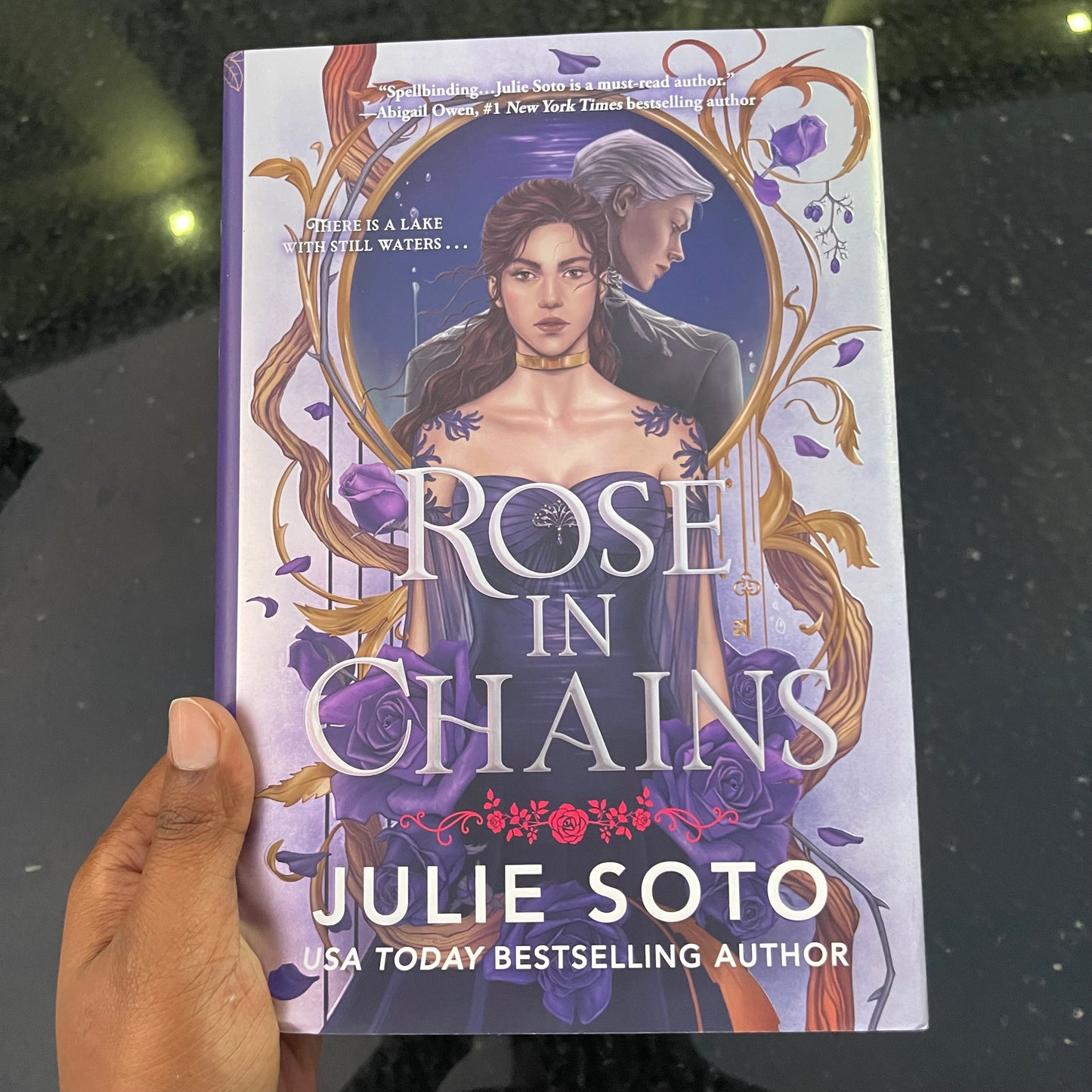 Sprayed Edges! Rose in Chains (Deluxe Limited Edition) Hardcover by Julie Soto