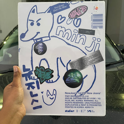 New Jeans 1st Official EP Album Bluebook Version