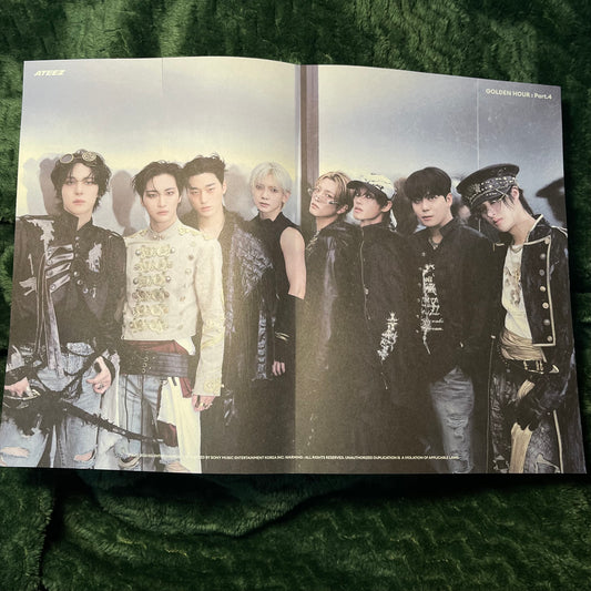 ATEEZ Golden Hour Part 4 A version Mini Poster