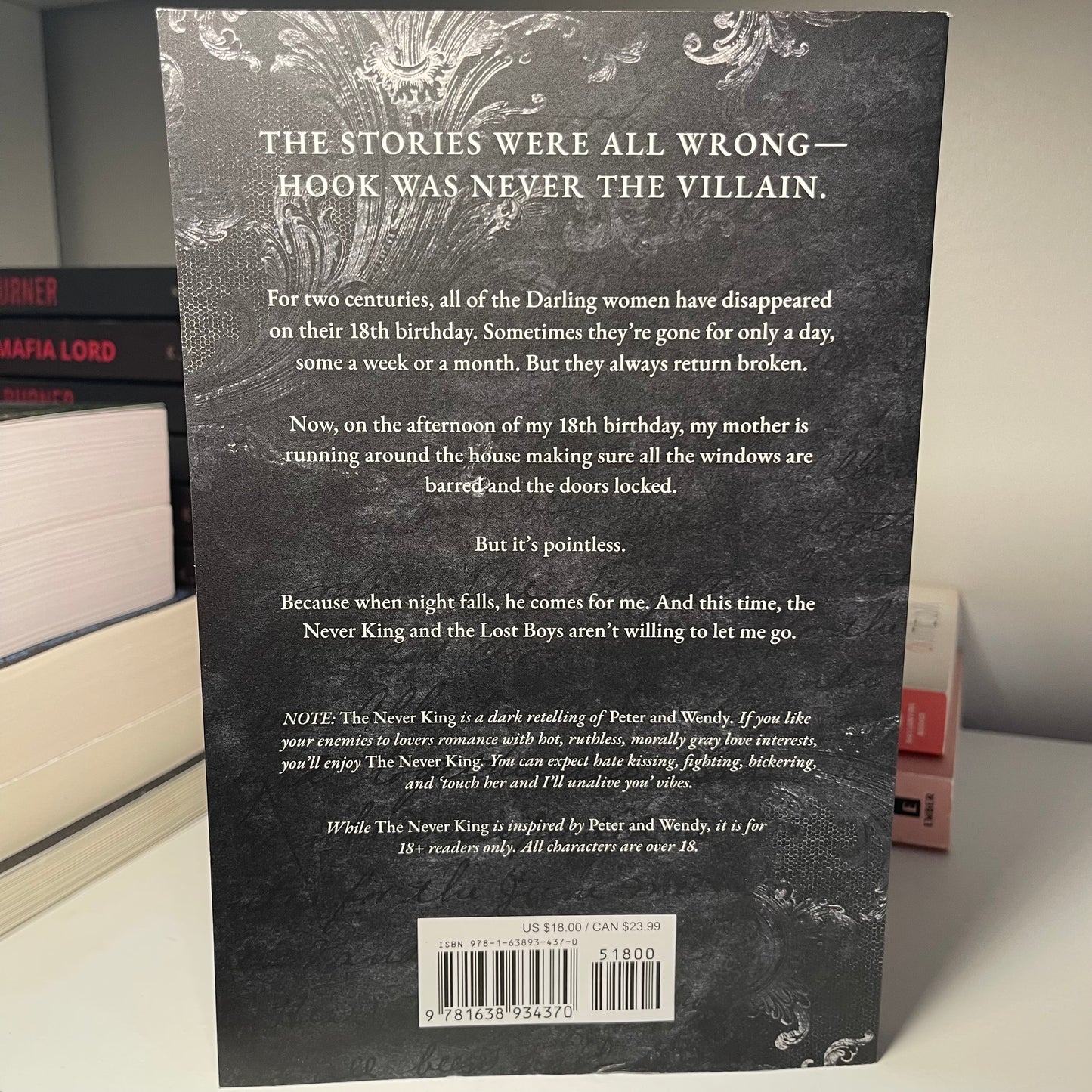 The Never King (Vicious Lost Boys, 1) A Peter Pan Dark Romance by Nikki St. Crowe Paperback