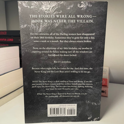 The Never King (Vicious Lost Boys, 1) A Peter Pan Dark Romance by Nikki St. Crowe Paperback