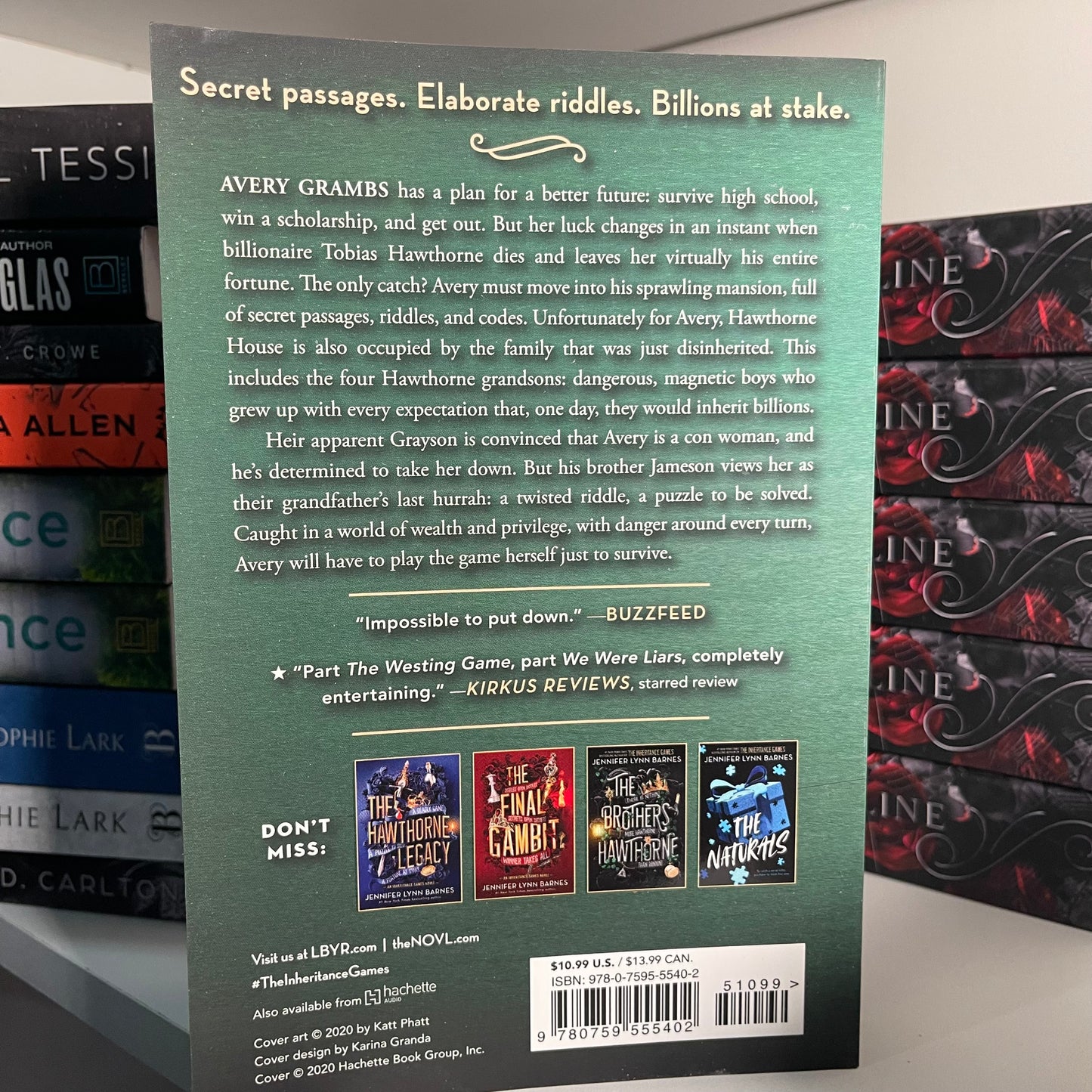 The Inheritance Games by Jennifer Lynn Barnes Paperback