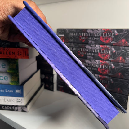 Purple edges!  Fairy Godmother An Enchanters Tale (The Enchanters) by Jen Calonita Hardcover