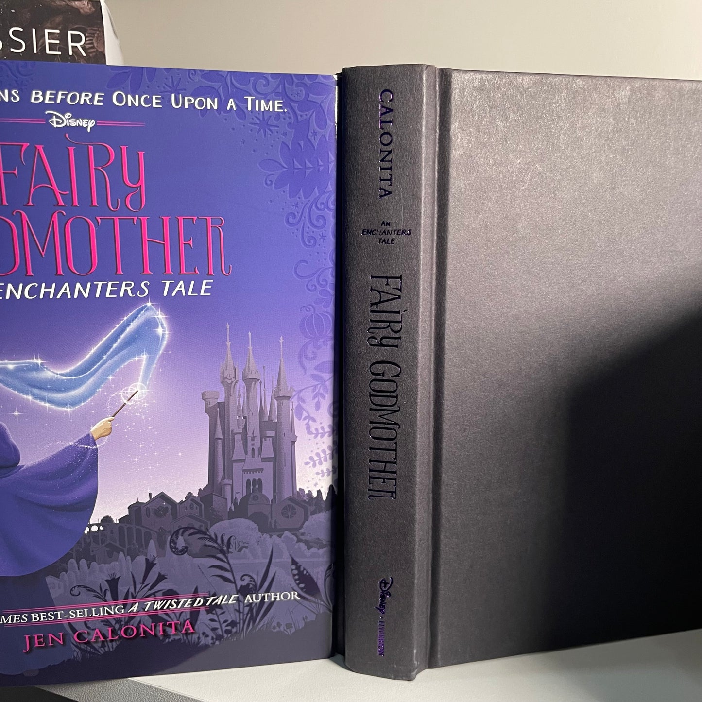 Purple edges!  Fairy Godmother An Enchanters Tale (The Enchanters) by Jen Calonita Hardcover