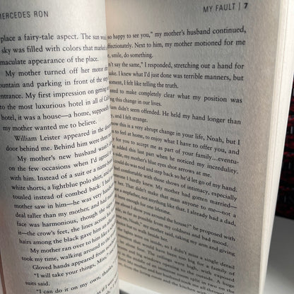 My Fault (Culpable 1) Paperback by Mercedes Ron