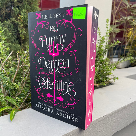 SPRAYED EDGES! My Funny Demon Valentine Deluxe Limited Edition Paperback by Aurora Ascher