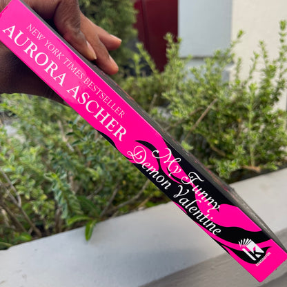 SPRAYED EDGES! My Funny Demon Valentine Deluxe Limited Edition Paperback by Aurora Ascher