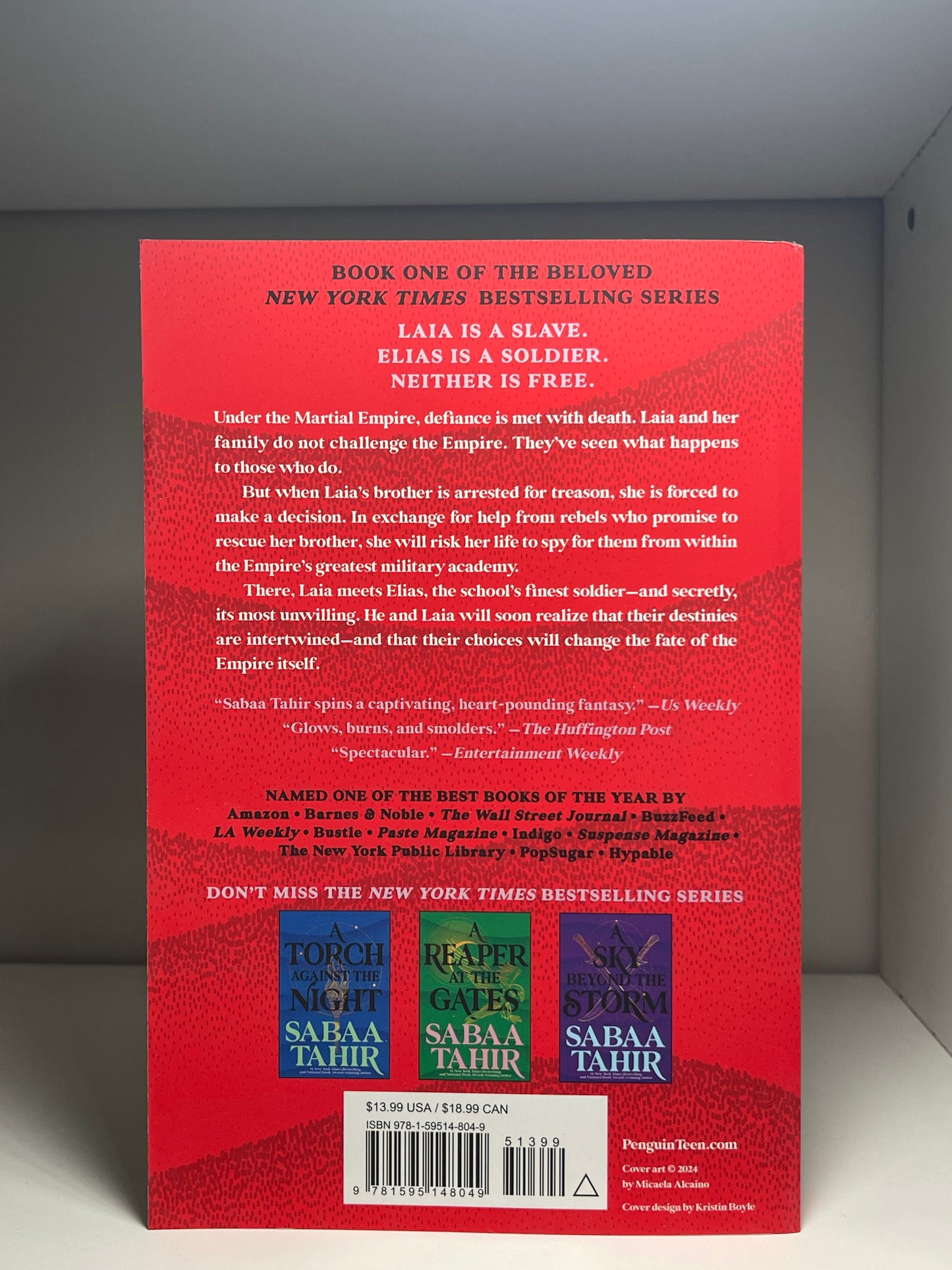 An Ember in the Ashes by Sabaa Tahir paperback