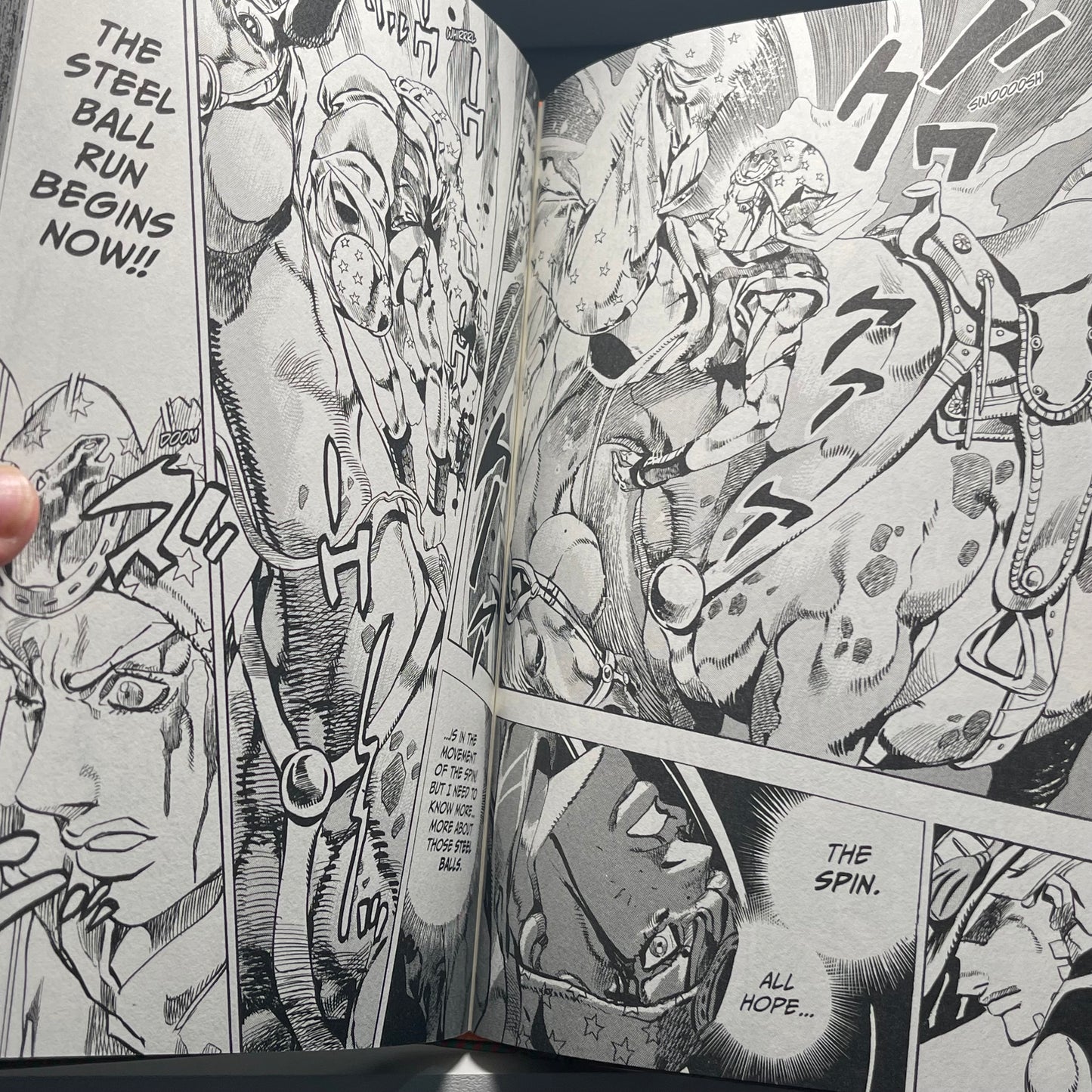 JoJo's Bizarre Adventure Part 7 Steel Ball Run Vol 1 Hardcover by Hirohiko Araki