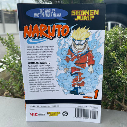 Naruto Vol 1 manga Uzumaki Naruto by Masashi Kishimoto
