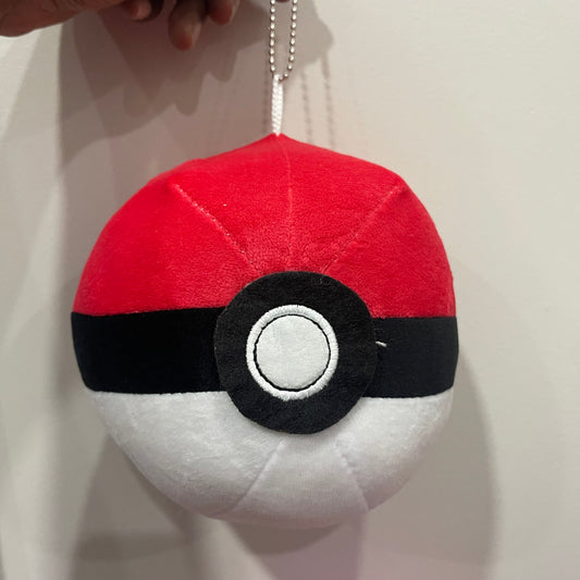 Pokemon Plushie Keychain (Medium) Pokeball