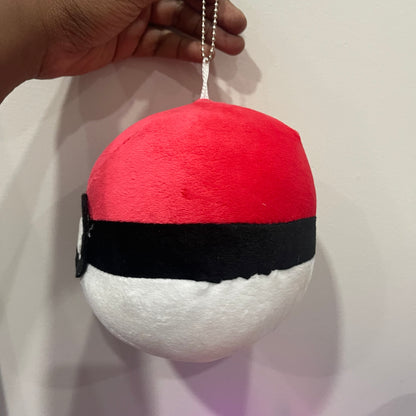 Pokemon Plushie Keychain (Medium) Pokeball