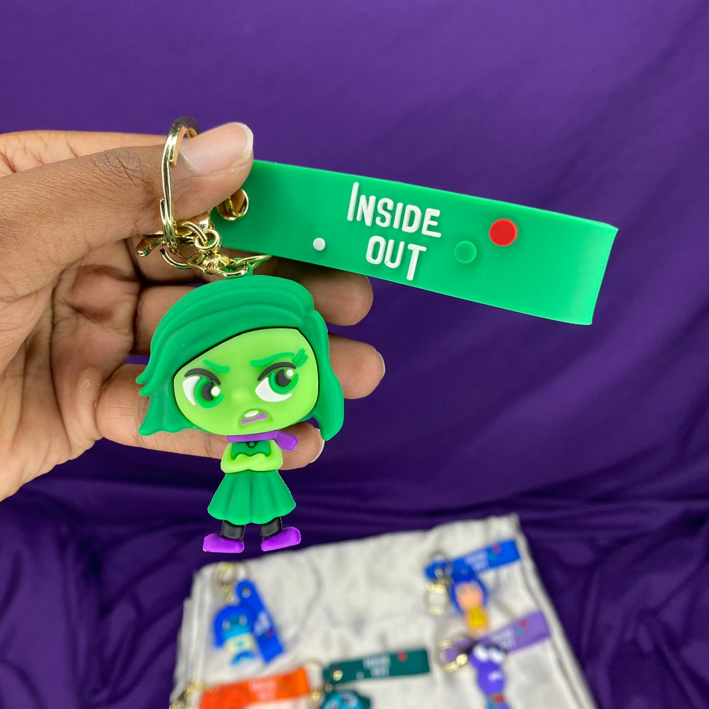 Inside Out 3D Keychains