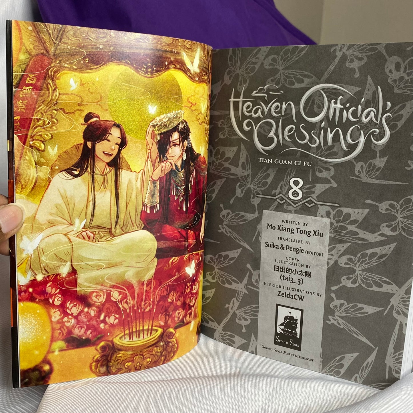 Heaven Official Blessing Tian Guan Ci Fu Novel Vol 8 Light Novel by Mo Xiang Tong Xiu
