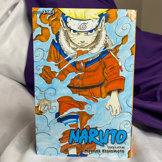 Naruto 3 in 1 Edition Vol 1 Incldues vols 1 2 & 3 (Uzumaki Naruto / The Worst Client / Dreams) Paperback by Masashi Kishimoto