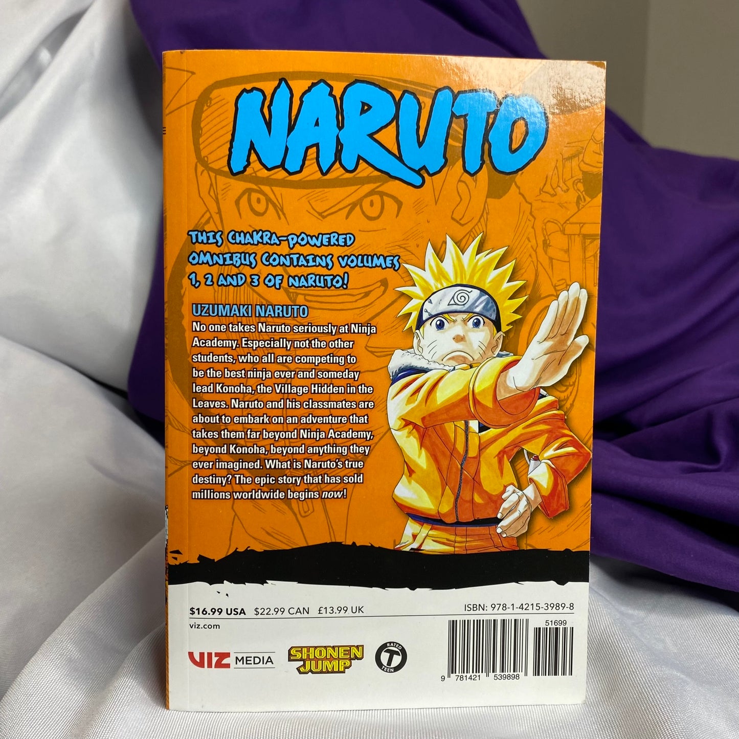 Naruto 3 in 1 Edition Vol 1 Incldues vols 1 2 & 3 (Uzumaki Naruto / The Worst Client / Dreams) Paperback by Masashi Kishimoto