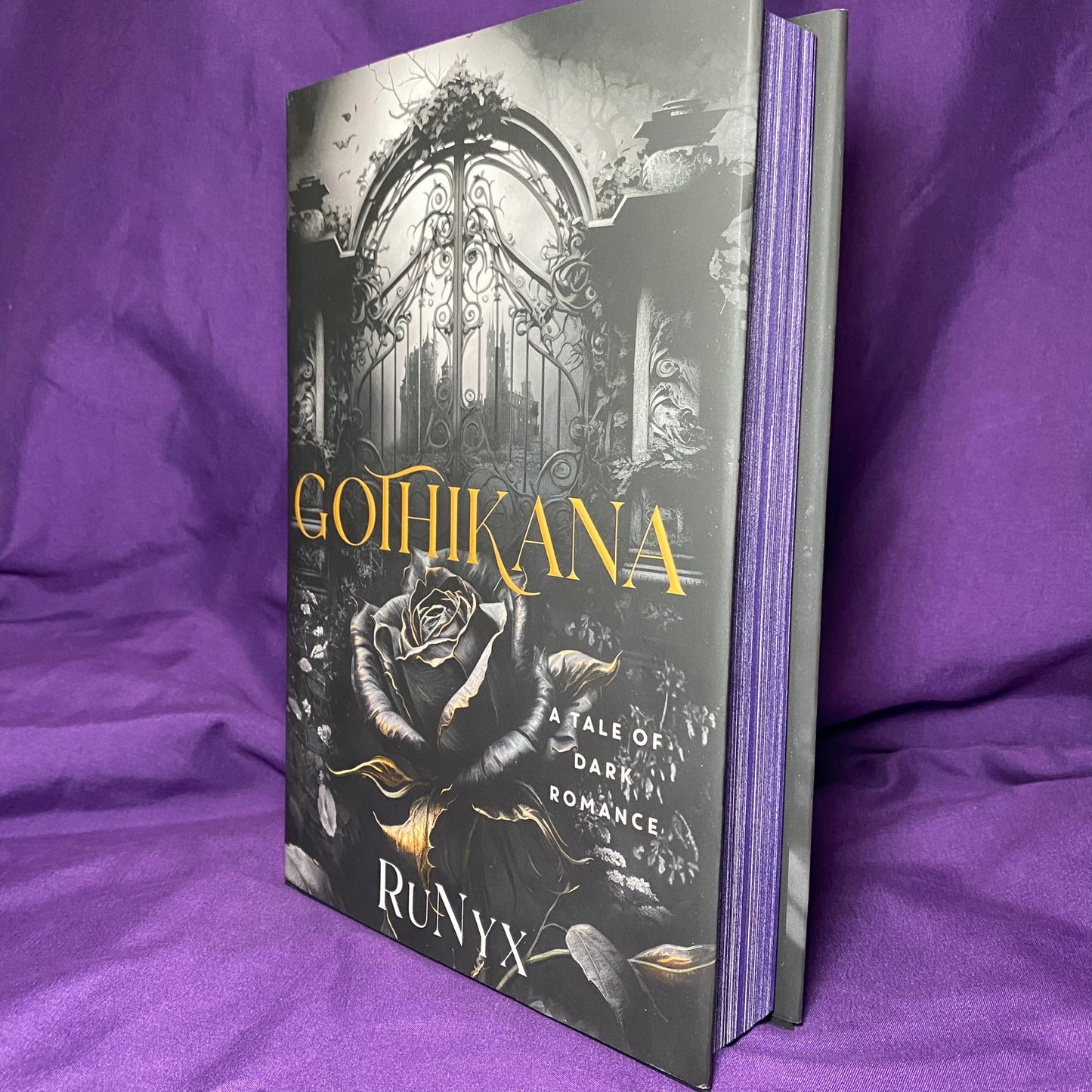 PURPLE EDGES! Gothikana Hardcover by RUNYX