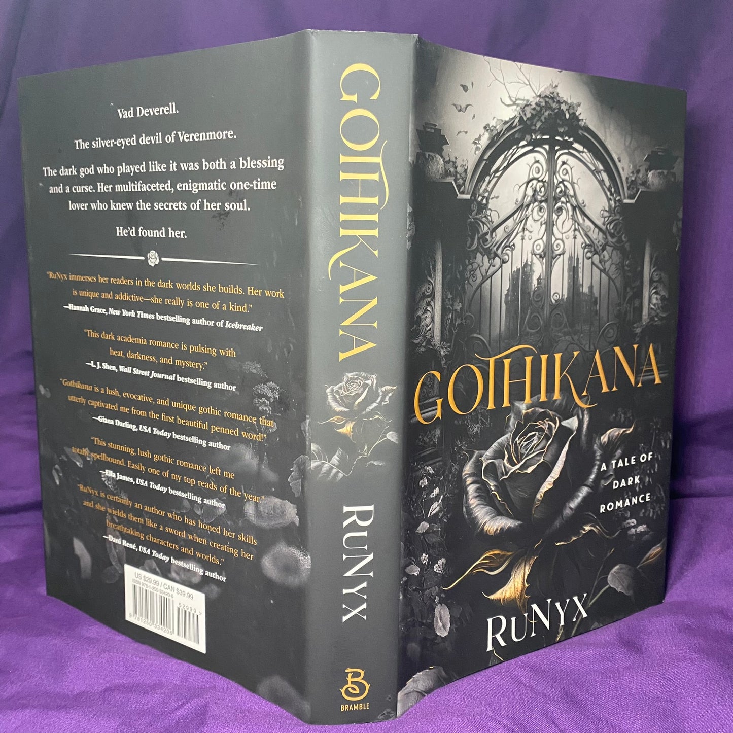 PURPLE EDGES! Gothikana Hardcover by RUNYX