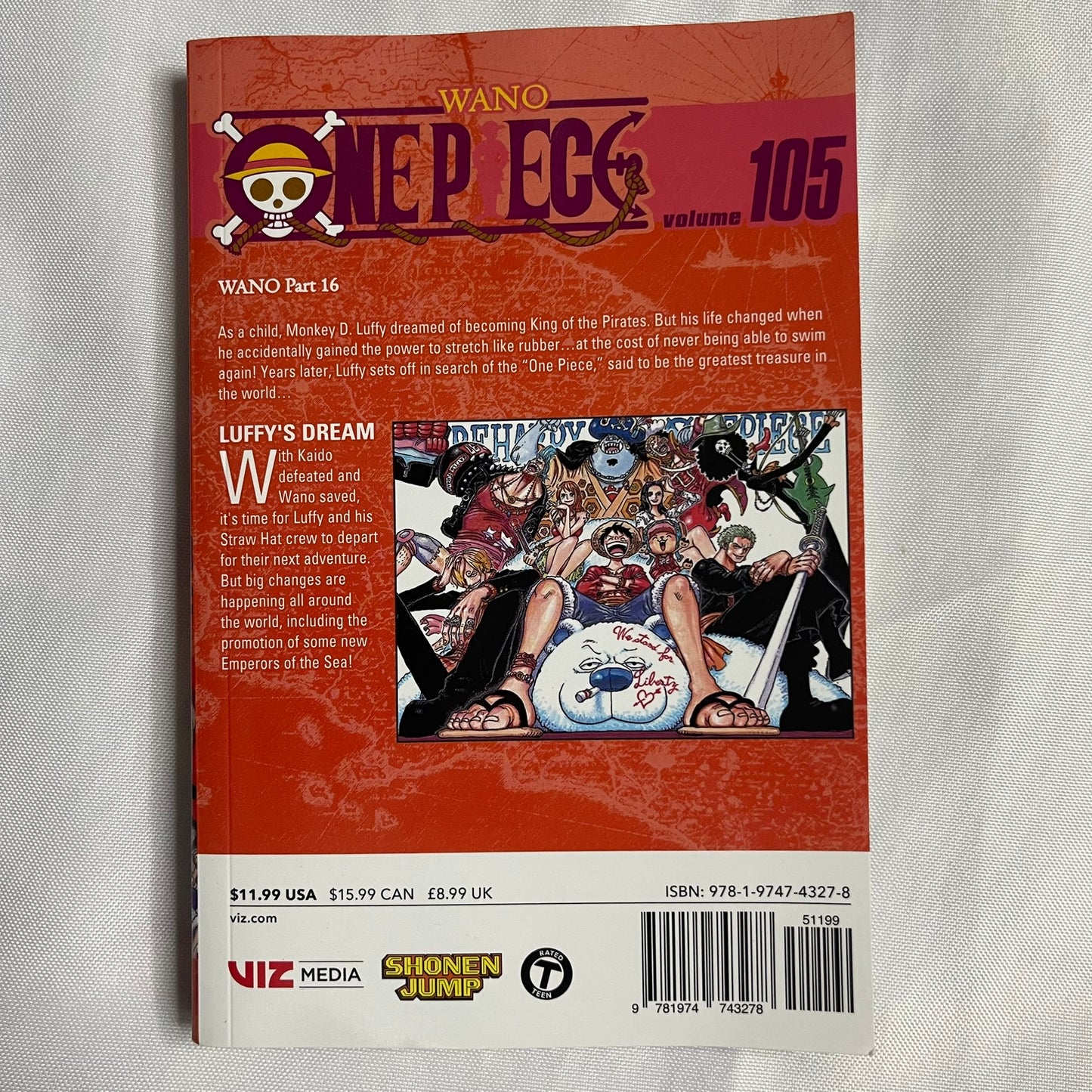 One Piece Vol 105 Paperback by Eiichiro Oda