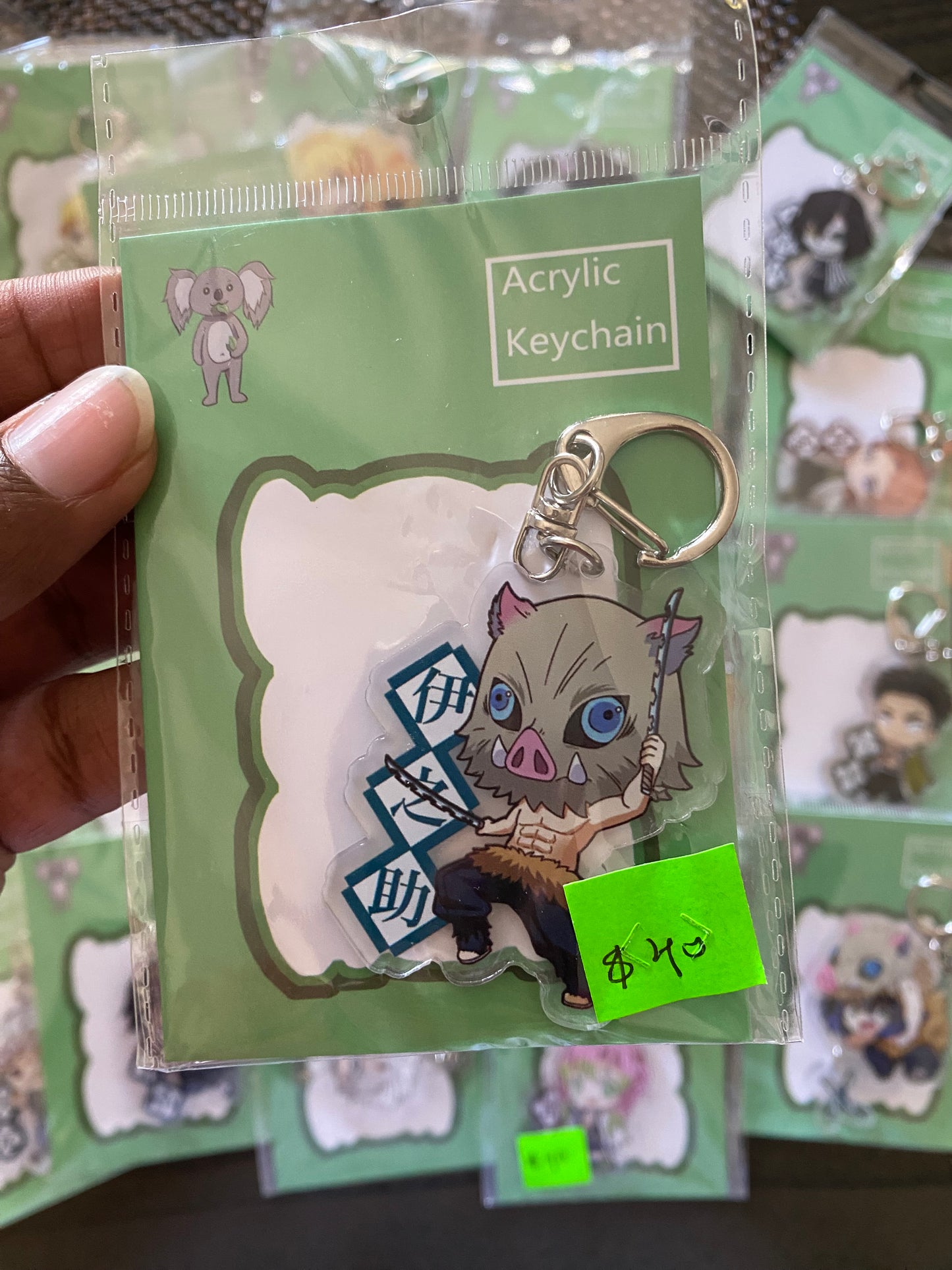 Demon Slayer Acrylic Character Keychains Inouske