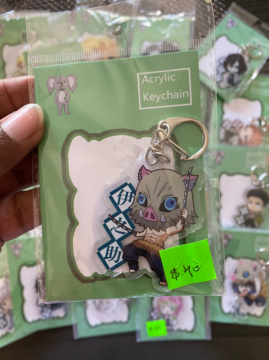 Demon Slayer Acrylic Character Keychains Inouske