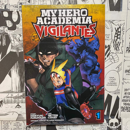 My Hero Academia Vigilantes Vol 1 Manga Paperback by Hideyuki Furuhashi, Kohei Horikoshi