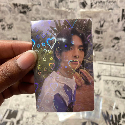 Heart Holographic Photocard Sleeves
