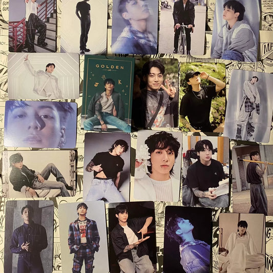SOLO BTS 54 Pcs Photocard / Lomocard Box – Jungkook Golden Album Version 1