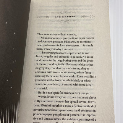 The Night Circus A Novel Paperback by Erin Morgenstern