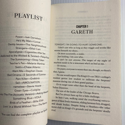 SPRAYED EDGES! MM ROAMNCE - Kiss The Villain A Dark MM Enemies to Lovers Romance paperback by Rina Kent