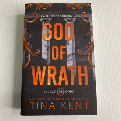 God of Wrath (Legacy of Gods 3) Paperback by Rina Kent (Dark Romance)