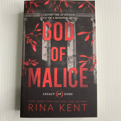 God of Malice (Legacy of Gods 1) Paperback by Rina Kent (Dark Romance)