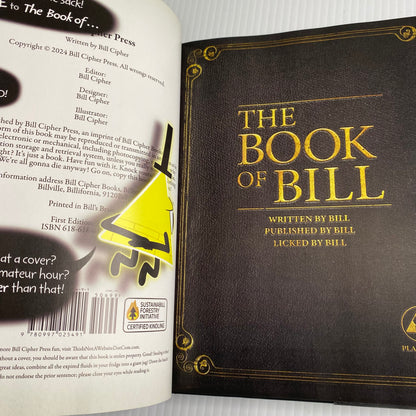 The Book of Bill (Gravity Falls) Hardcover by Alex Hirsch