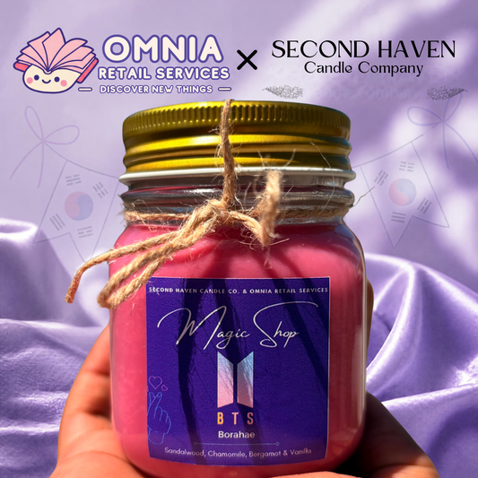 BTS Scented candle by Second Haven x Omnia Retail Services